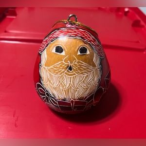 Santa -  Gourd Ornament